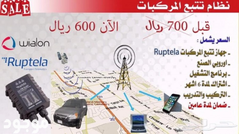 جهاز تتبع وتعقب سيارات الاوروبى ب GPS