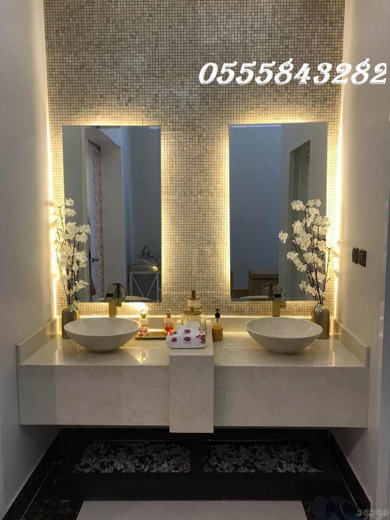   مغاسل رخام ، ديكورات مغاسل حمامات ,صور مغاسل