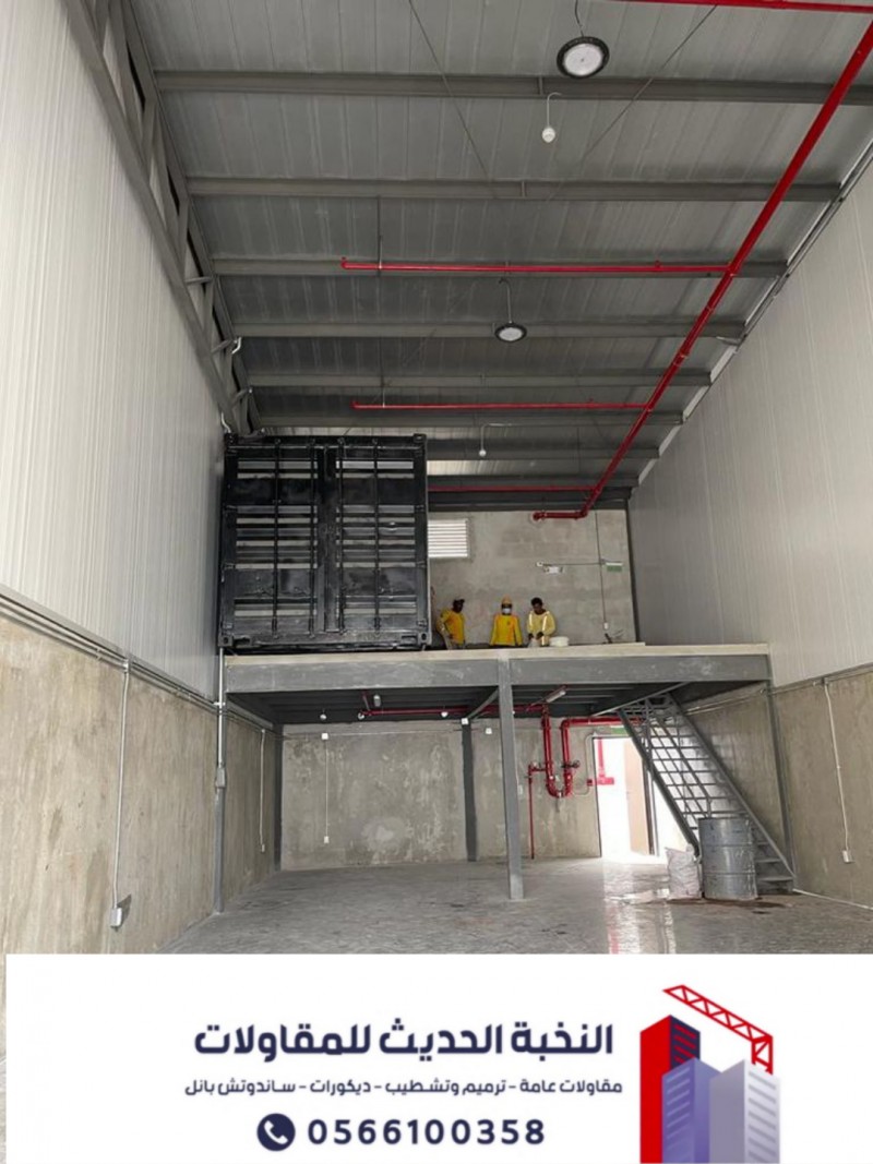 إنشاء وتركيب هناجر ساندوتش بانل في جدة – 0566100358