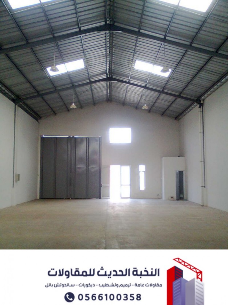 إنشاء وتركيب هناجر ساندوتش بانل في جدة – 0566100358